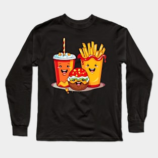 kawaii  junk food T-Shirt cute  funny Long Sleeve T-Shirt